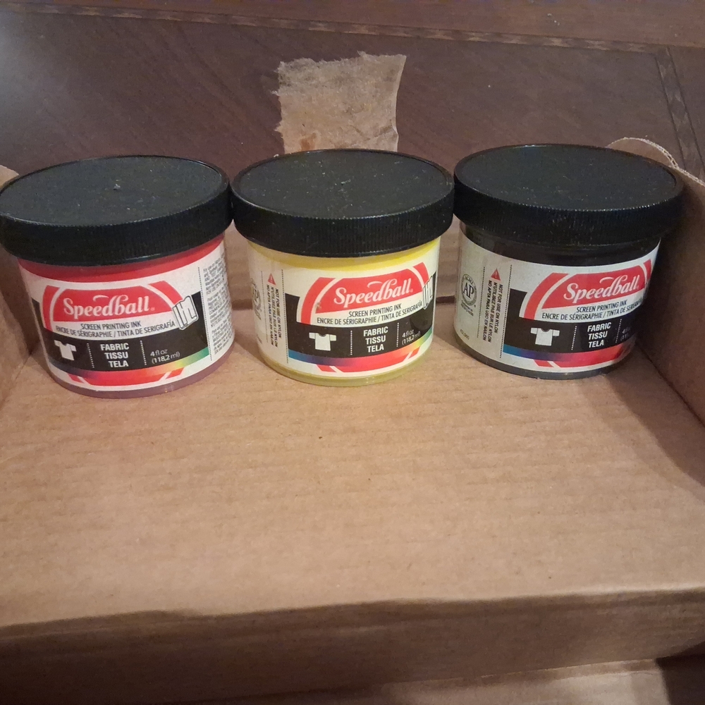 Fabric Screen Printing Ink Set - Multicolor - Picture 3 of 4